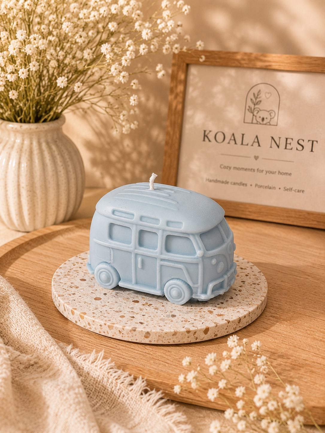 Vintage Camper Candle Favor
