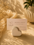 Heart Porcelain Card Holder