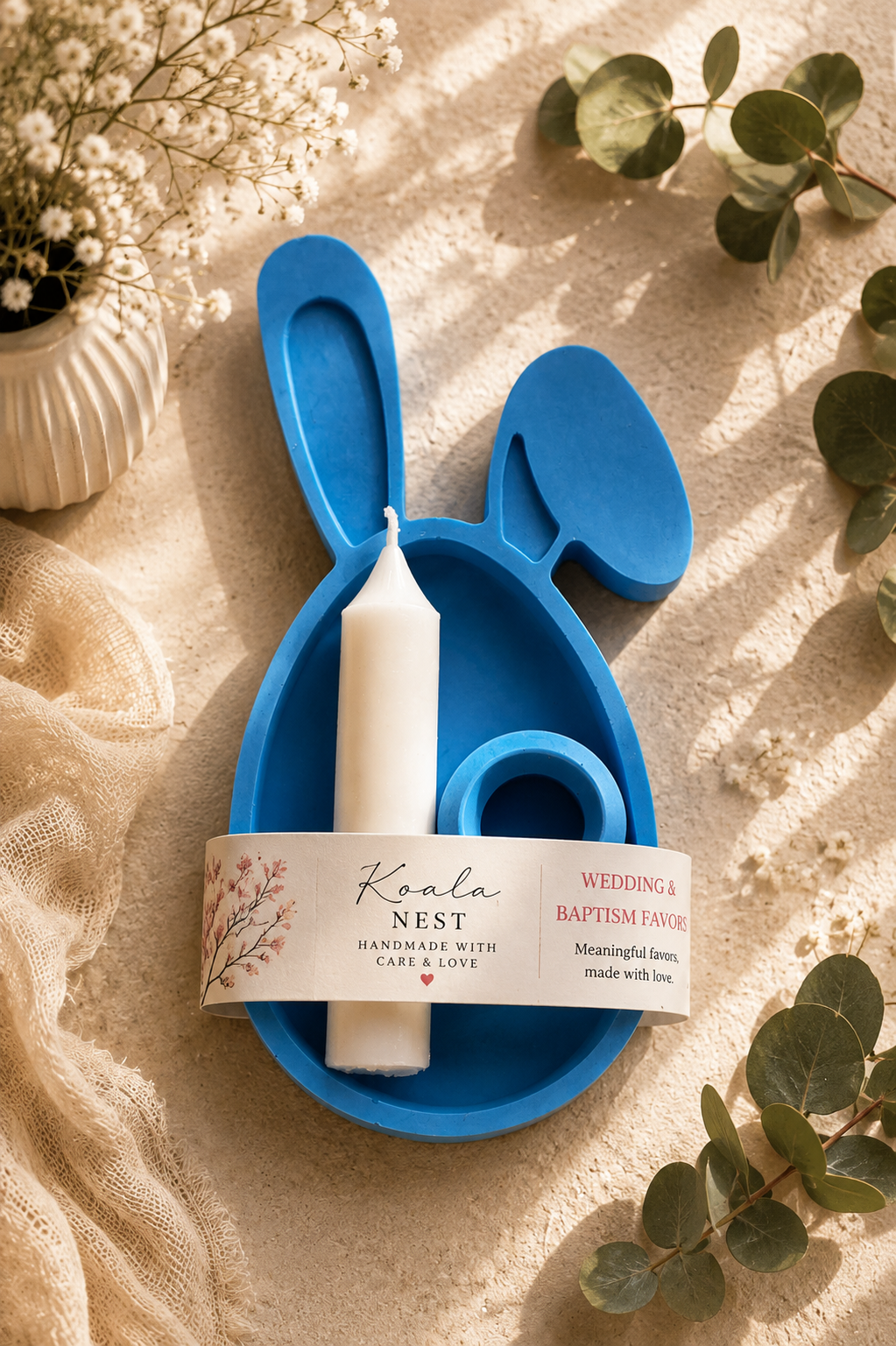 Bunny Candle Favor