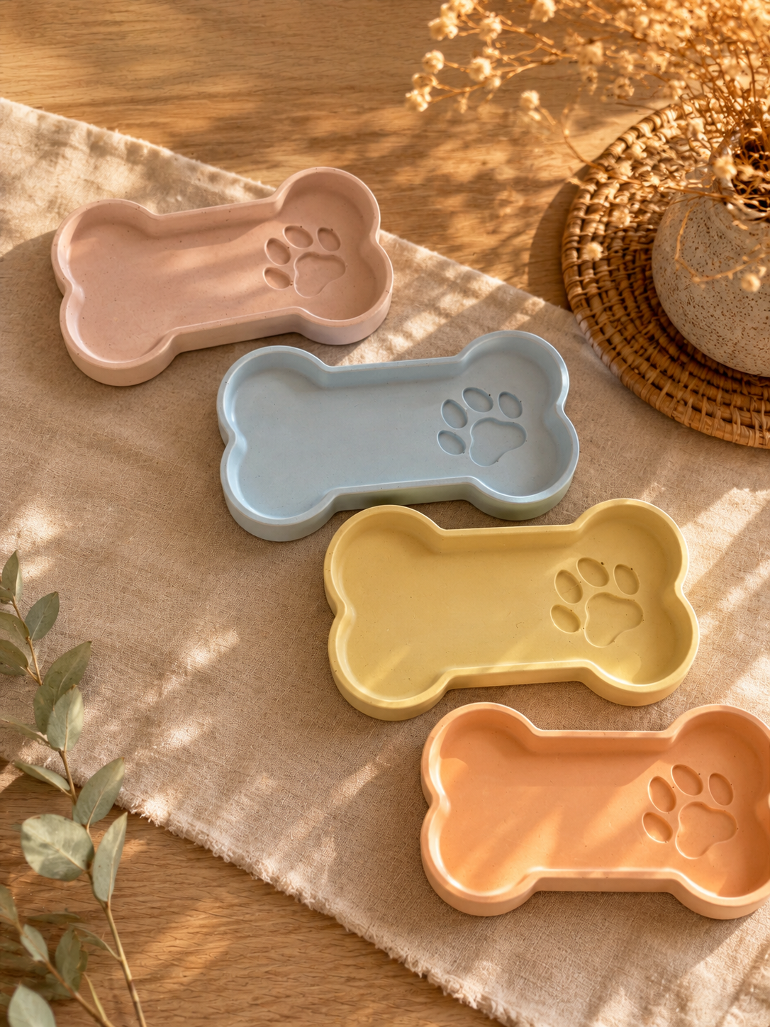 Paw Bone Porcelain Tray
