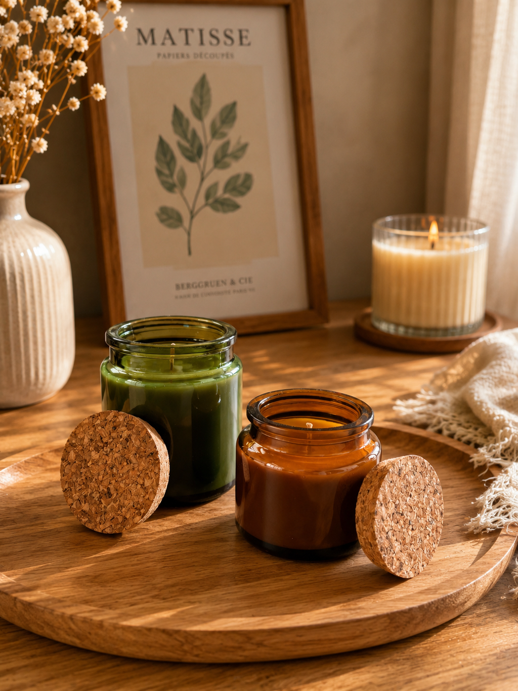 Heritage Glass Soy Candle