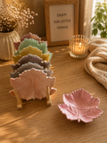 Maple Leaf Porcelain Trinket Dish