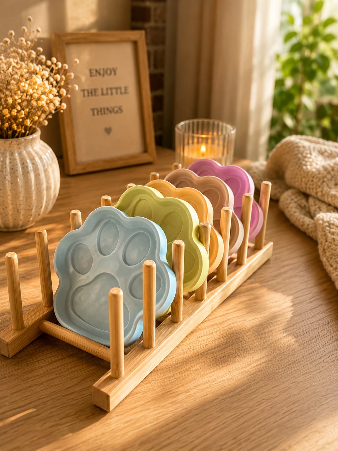 Paw Print Porcelain Trinket Tray