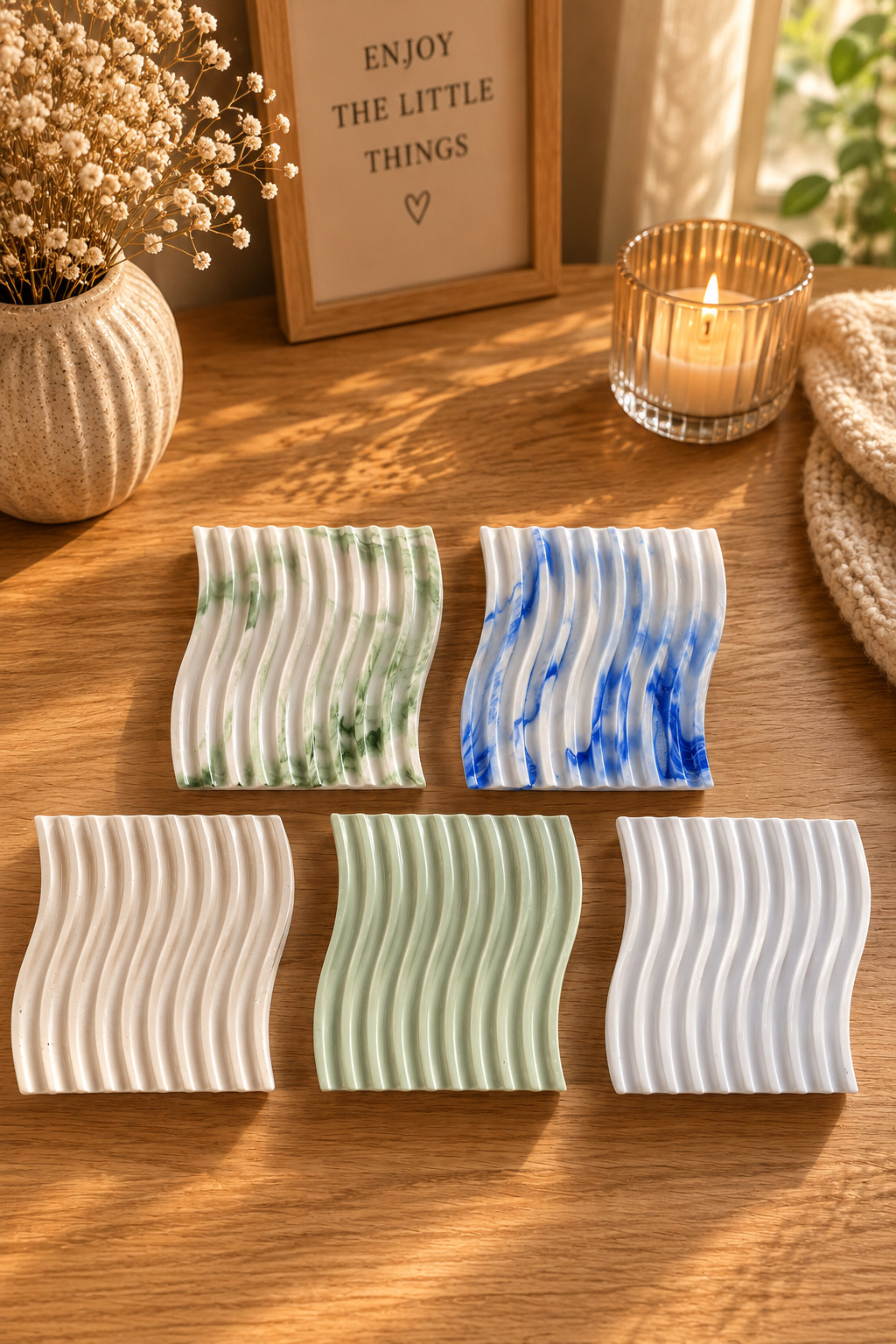 Mini Wave Porcelain Tray