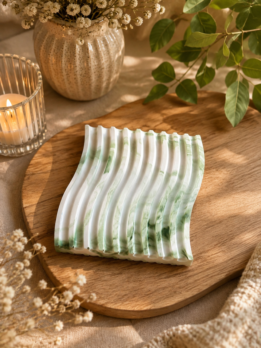 Mini Wave Porcelain Tray