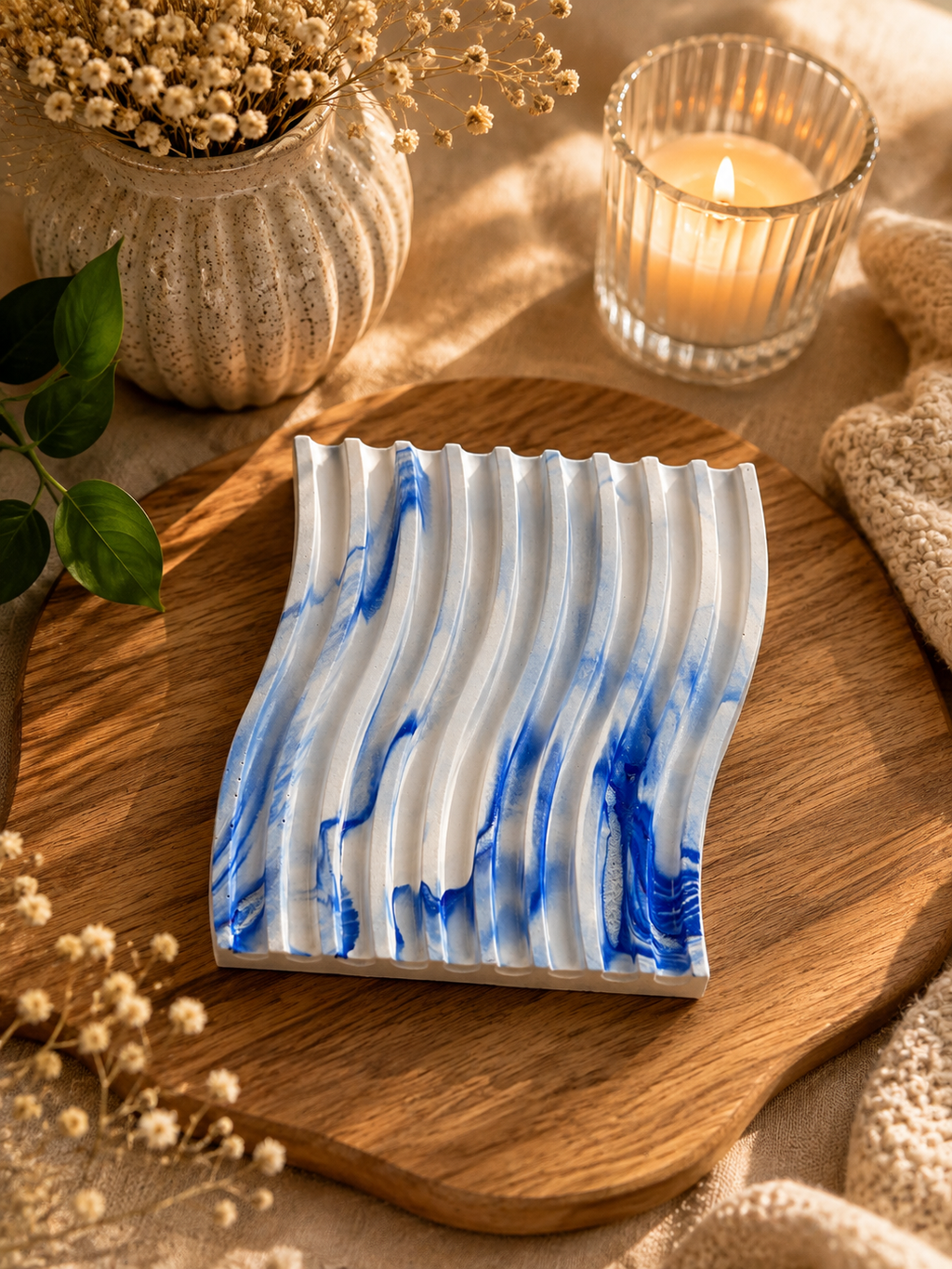 Mini Wave Porcelain Tray