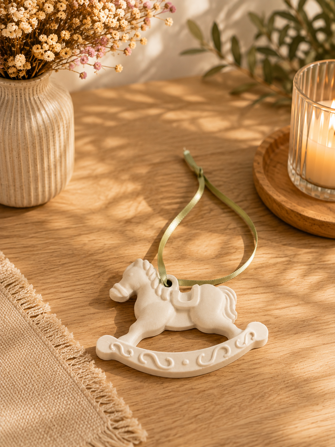 Rocking Horse Porcelain Favor