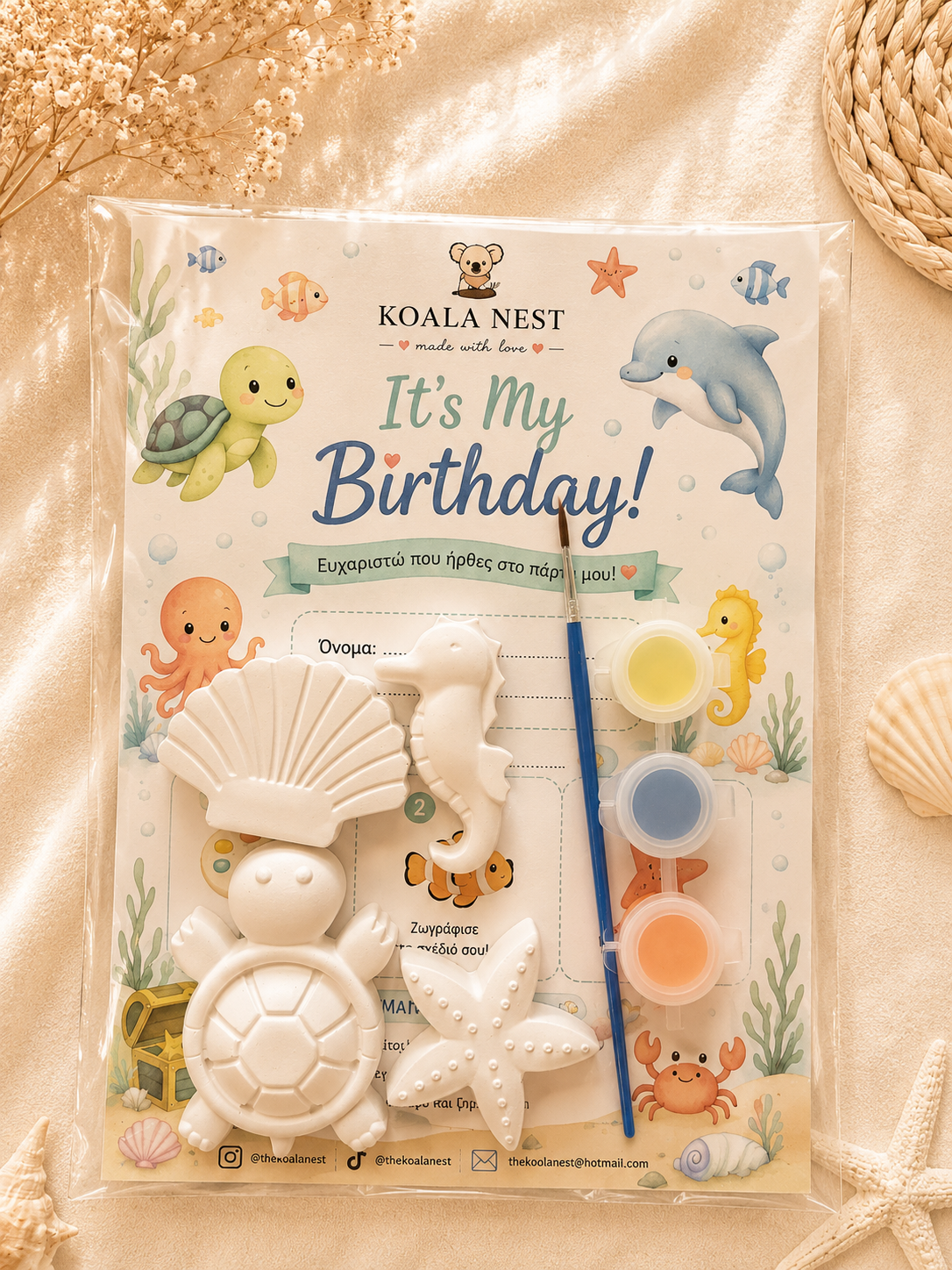 Ocean Treasures Little Creators Paint Kit