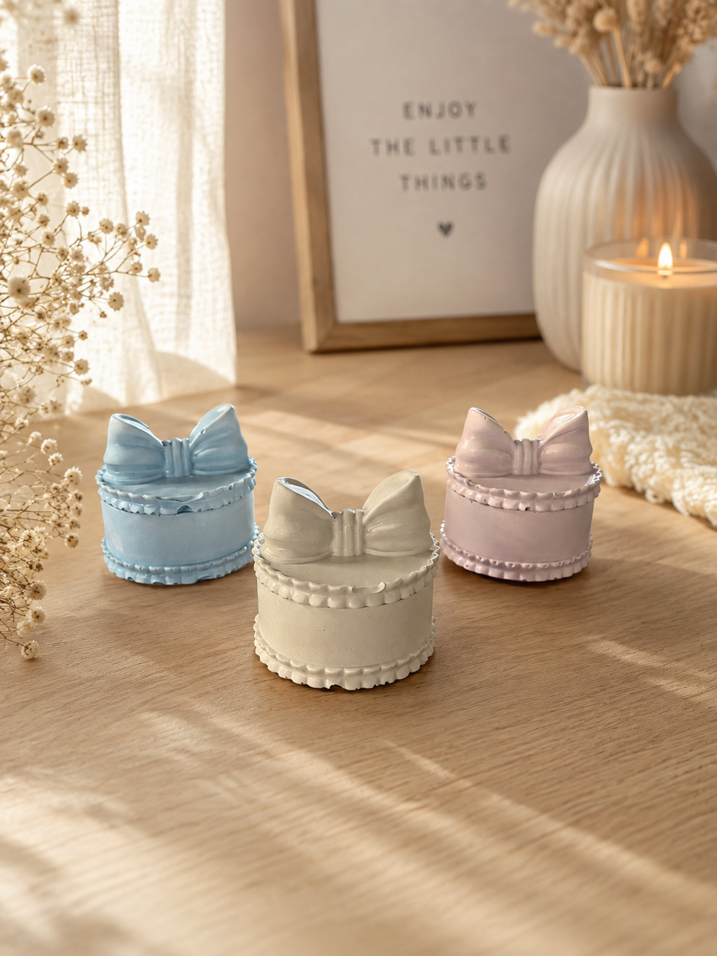 Bow Keepsake Porcelain Favor