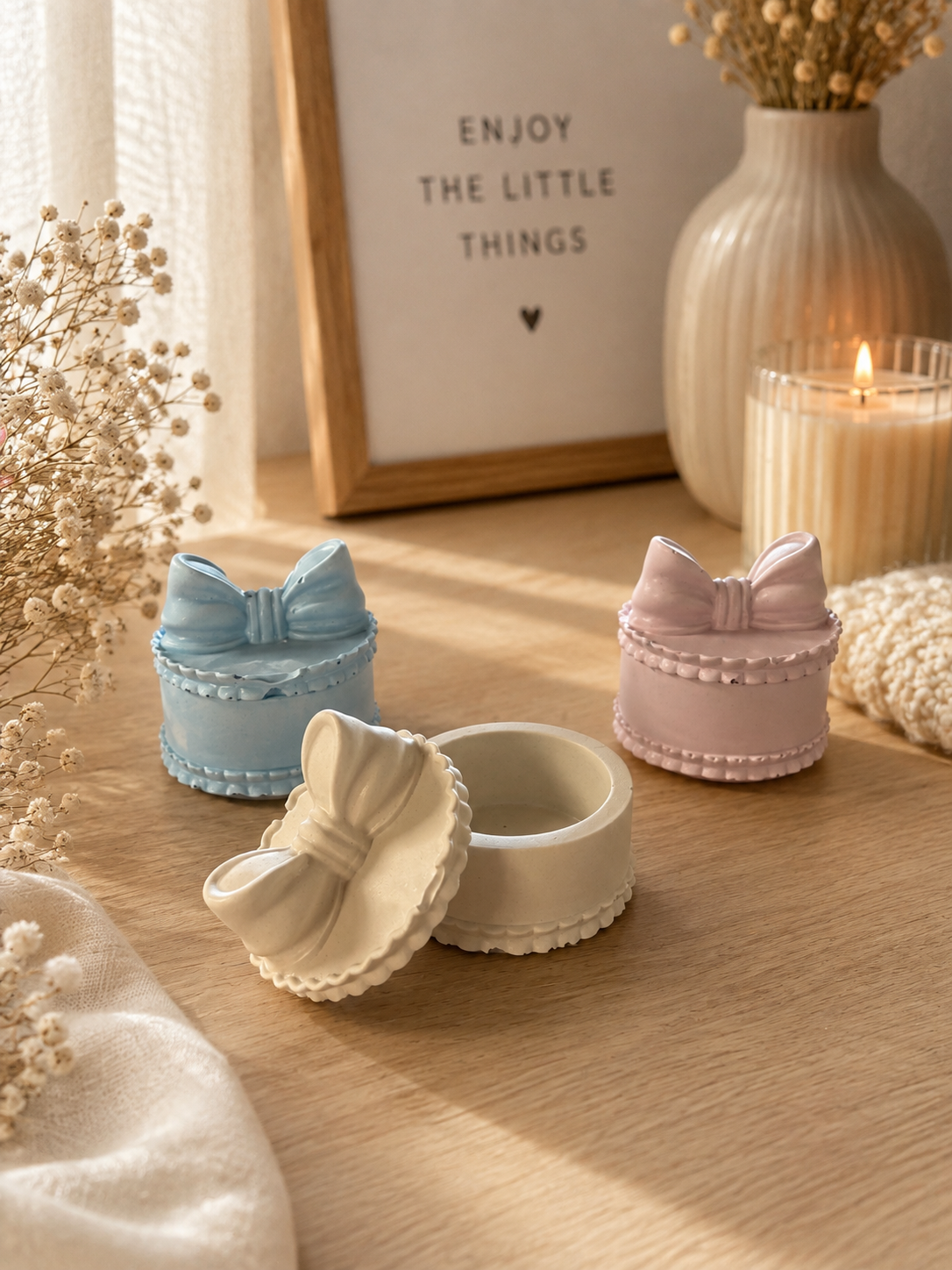 Bow Keepsake Porcelain Favor