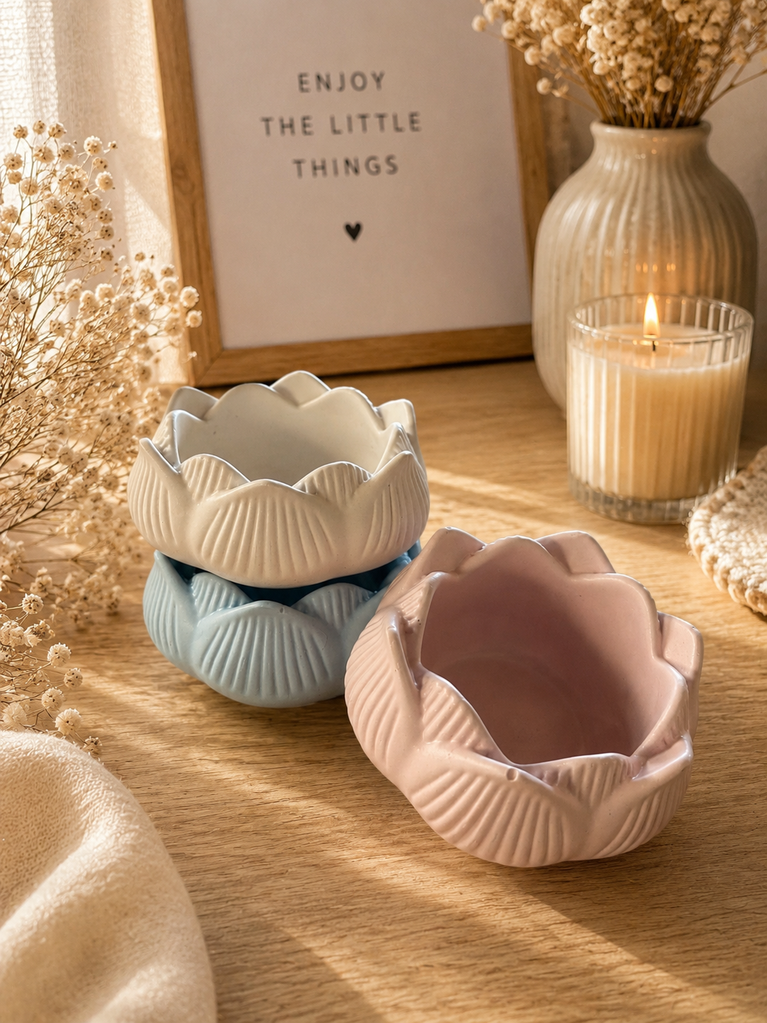 Lotus Flower Porcelain Favor