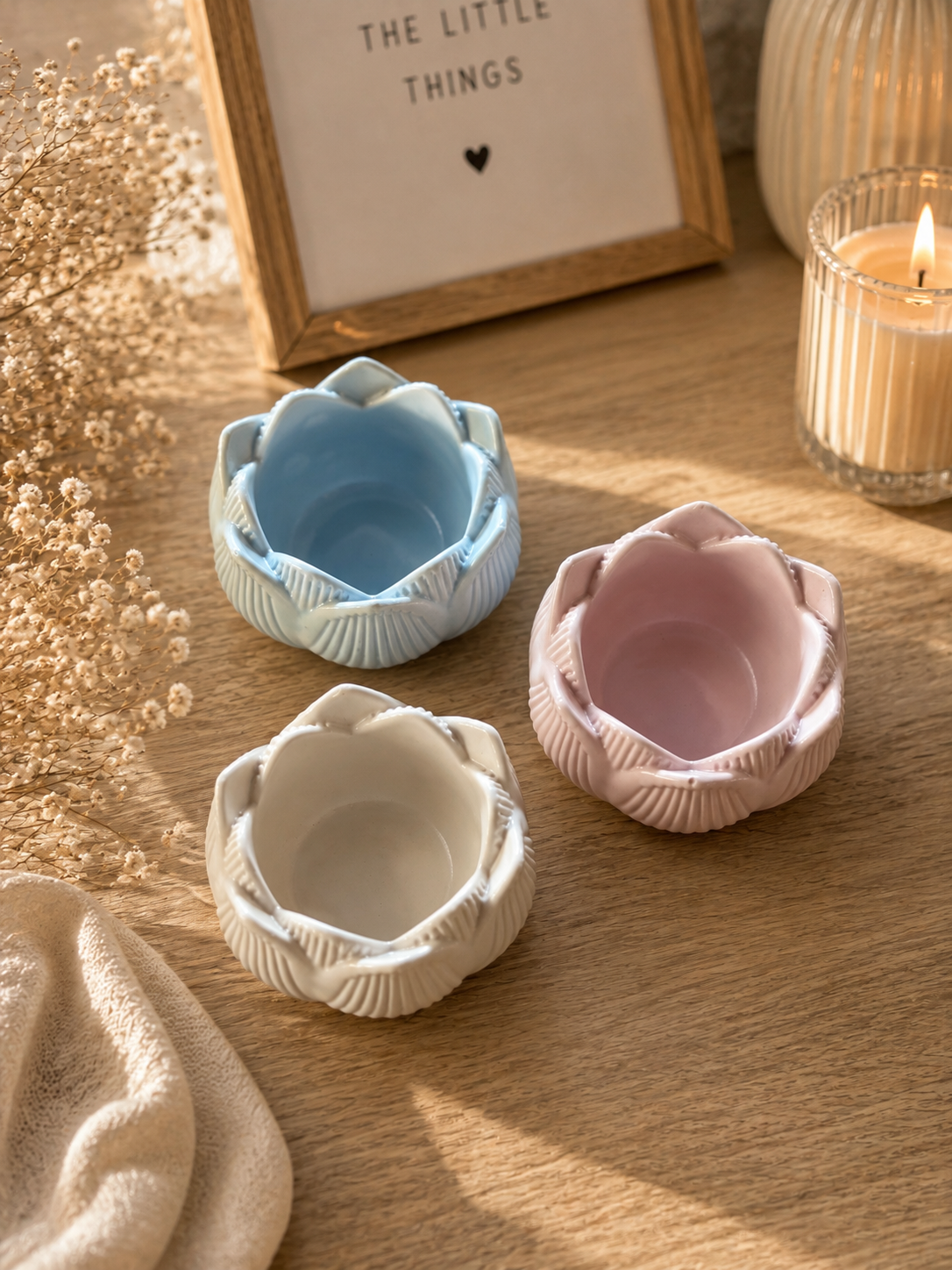 Lotus Flower Porcelain Favor