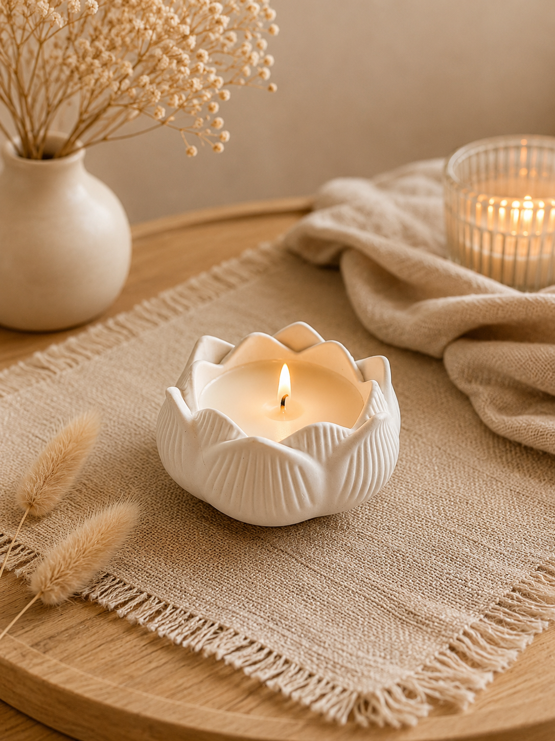 Lotus Flower Porcelain Favor