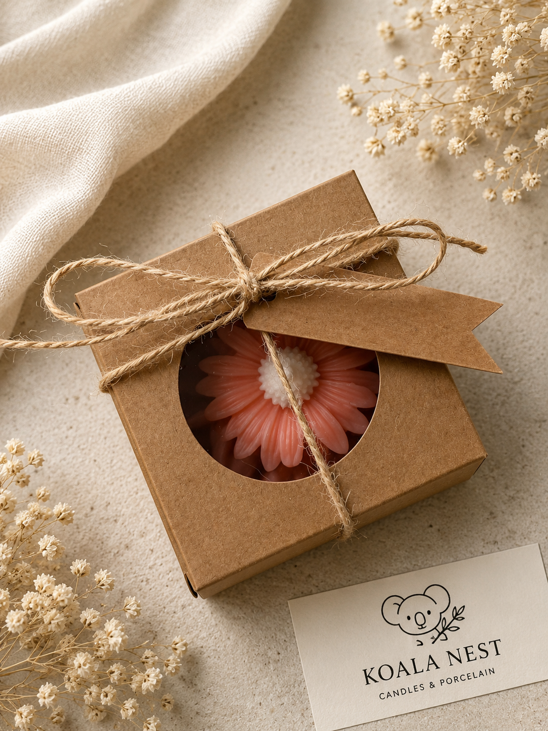 Bloom Flower Soy Candle Favor