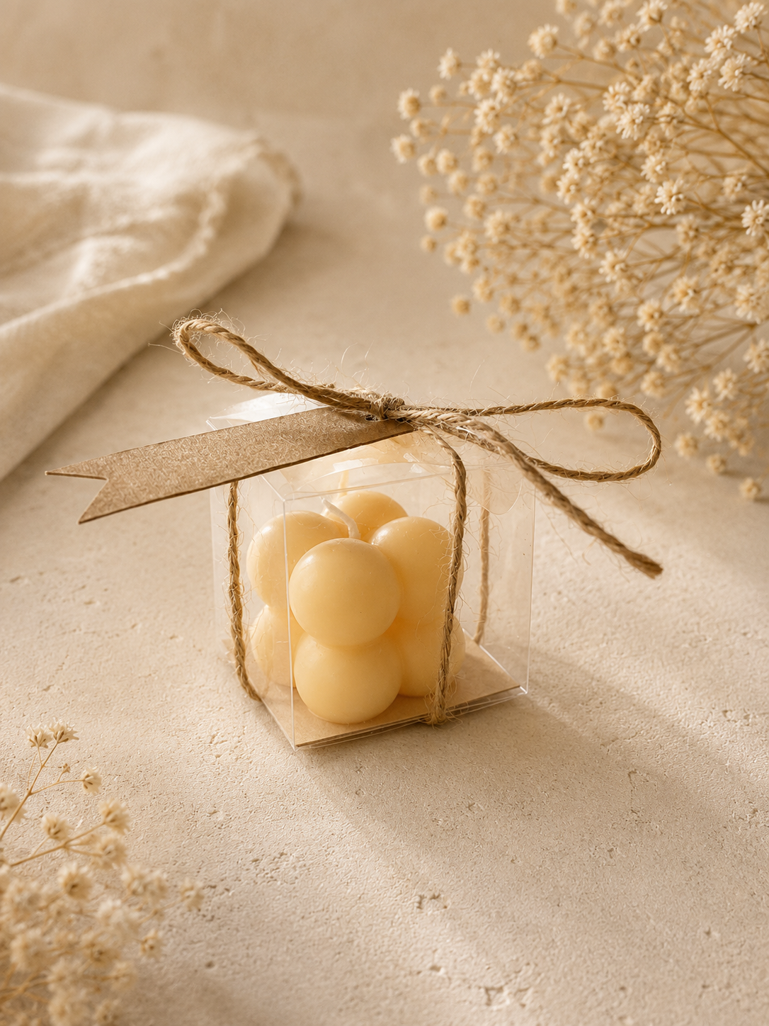 Bubble Decorative Candle Favor