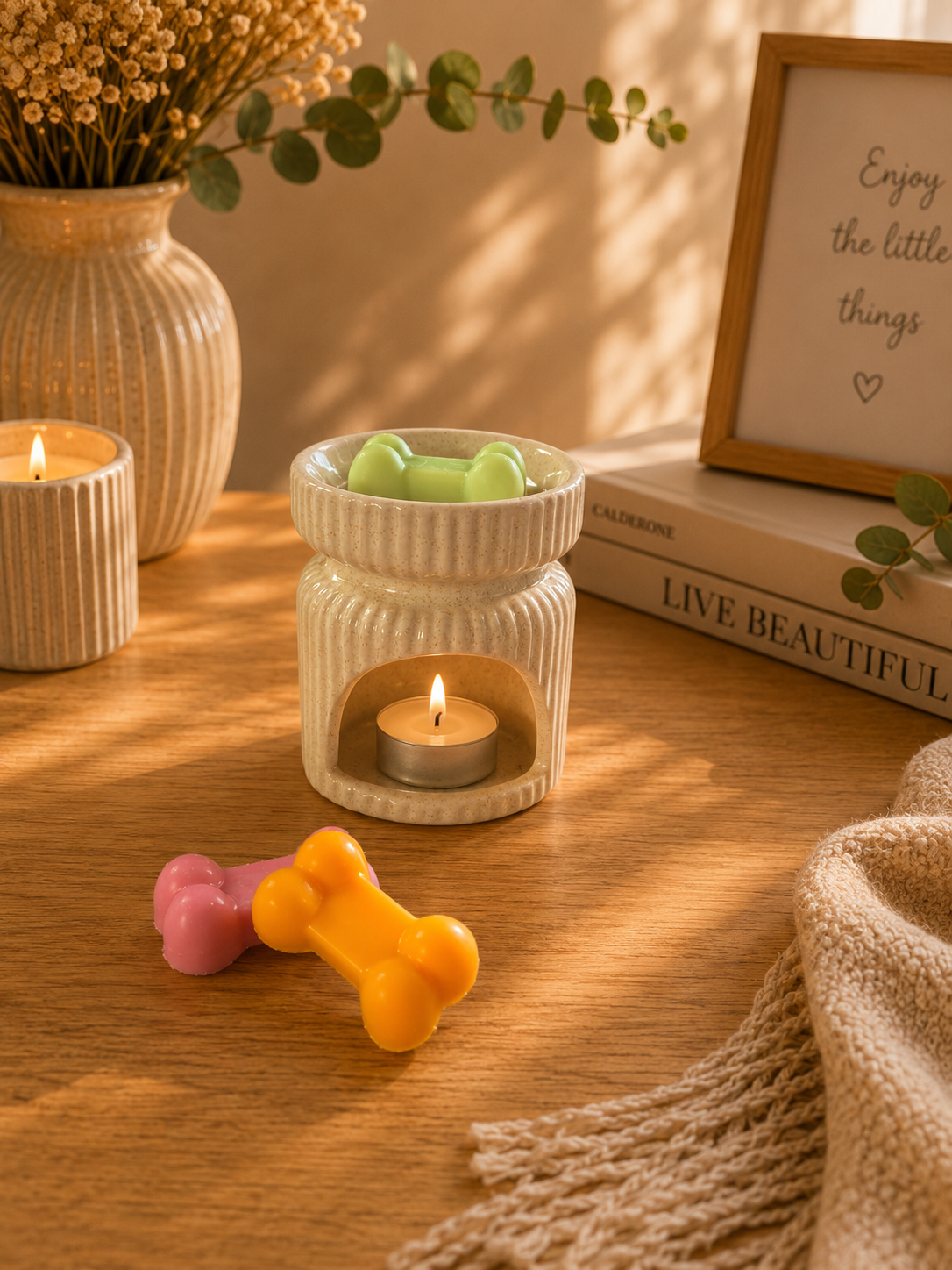 Bone Bliss Wax Melt & Burner Set