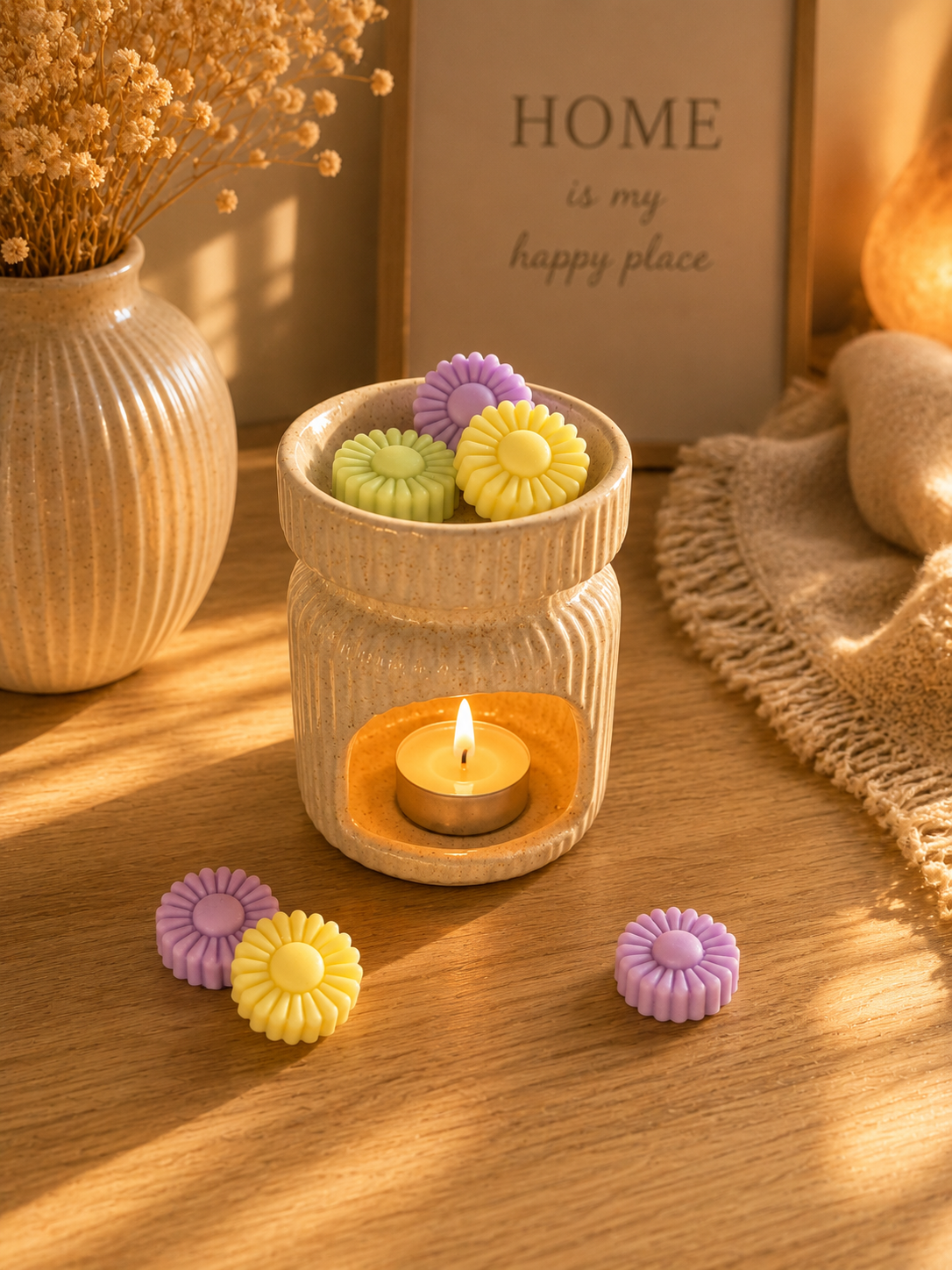 Flower Wax Melt & Burner Set