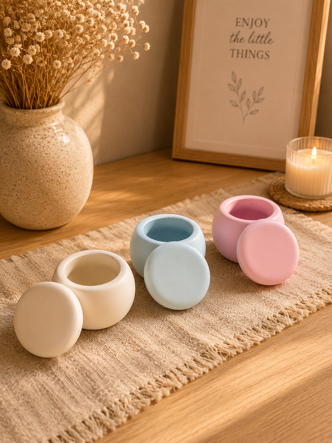 Round Porcelain Favor Box