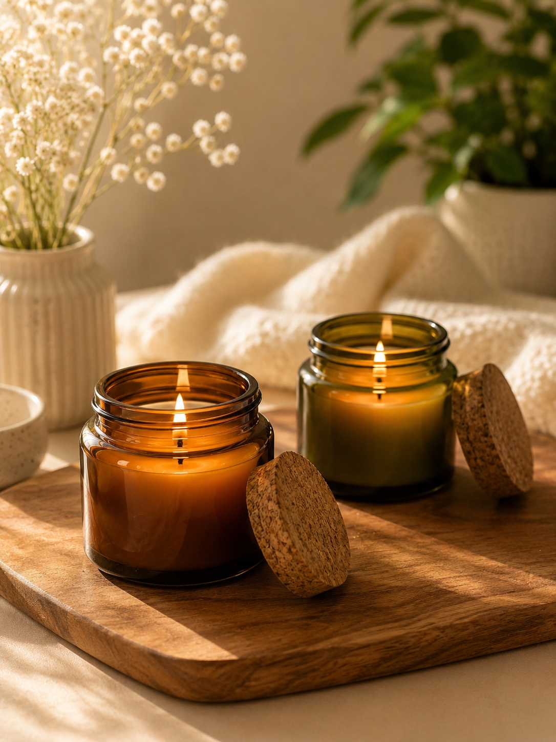 Heritage Glass Soy Candle