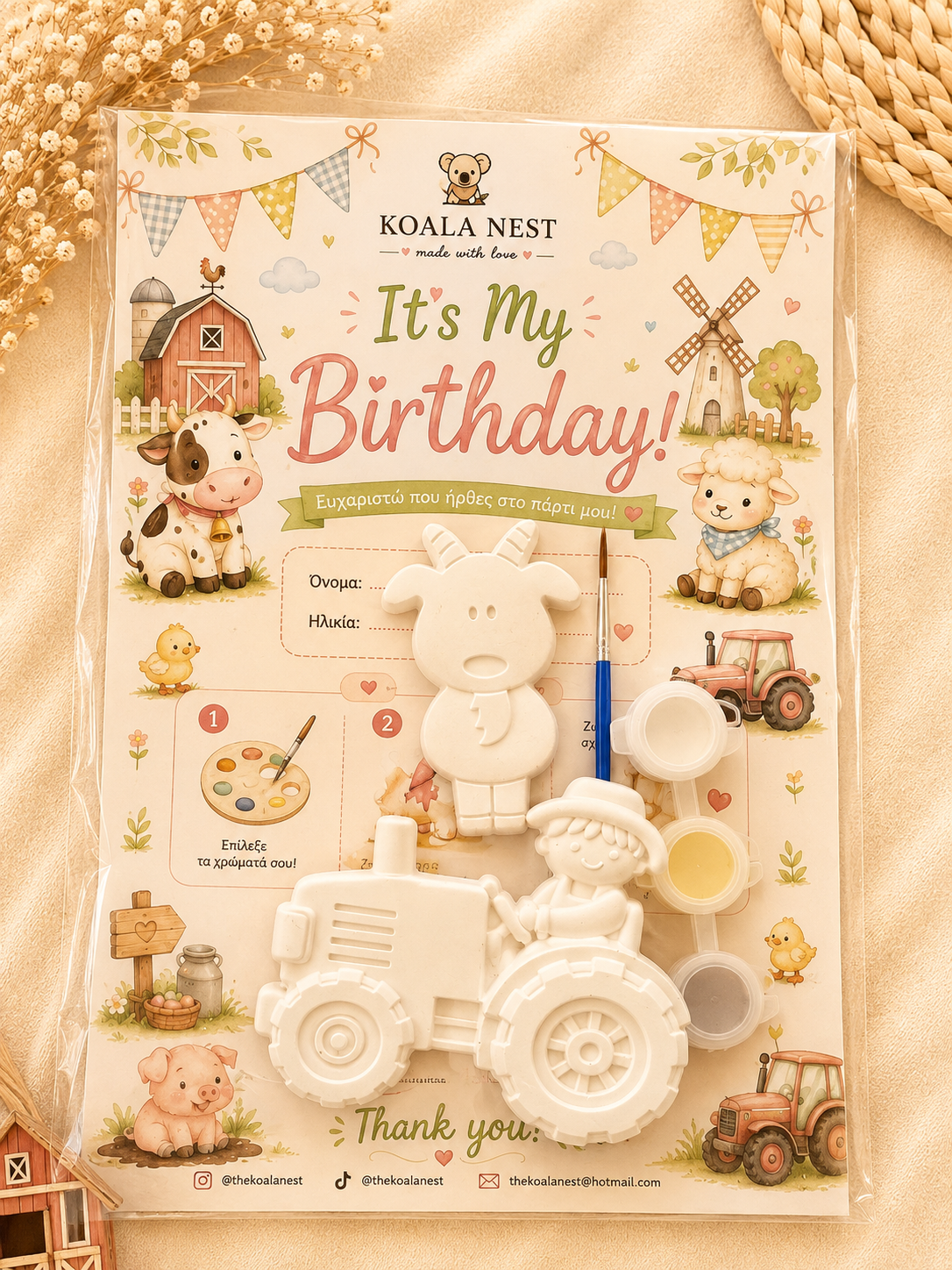 Farm Friends Little Creators Paint Kit