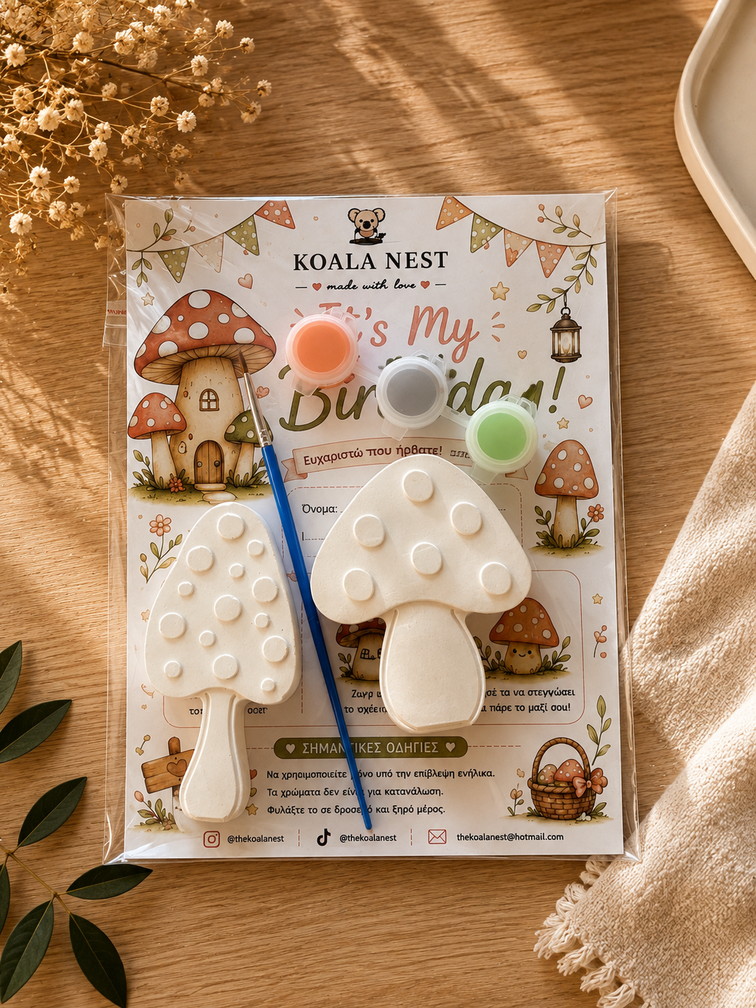 Enchanted Mushroom Little Creators Paint Kit