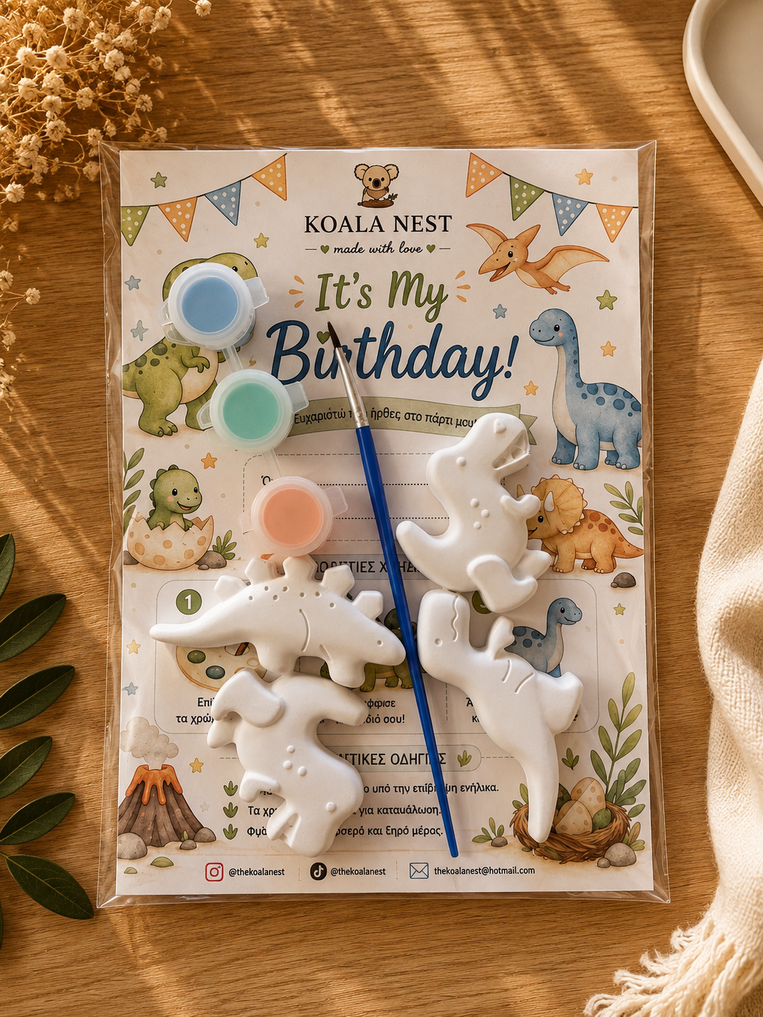 Dino Adventure Little Creators Paint Kit