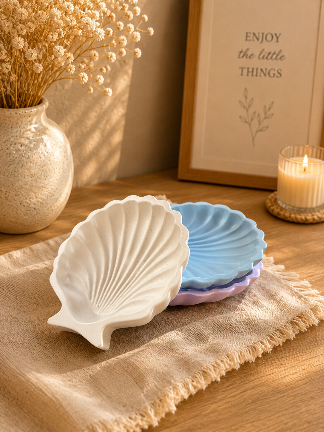 Shell Porcelain Tray